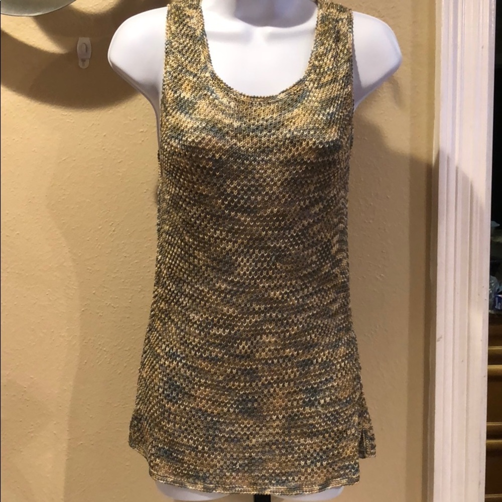 Mesh sweater top
